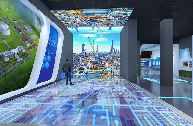 中國石油工程建設有限公司西南分公司
長春城市LNG應急調(diào)峰儲配站工業(yè)旅游展廳設計效果圖